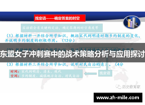 东盟女子冲刺赛中的战术策略分析与应用探讨 东盟女子冲刺赛中的战术策略分析与应用探讨