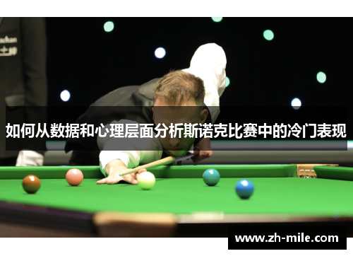 如何从数据和心理层面分析斯诺克比赛中的冷门表现