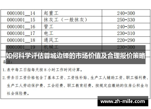 如何科学评估蓉城边锋的市场价值及合理报价策略 如何科学评估蓉城边锋的市场价值及合理报价策略